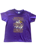 Future Purple Knight Youth T-Shirt (St. Augustine High School) - By Poree's Embroidery
