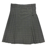 Plaid #99 Pleated Skirt - Poree's Embroidery