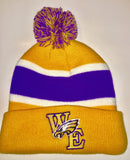 Warren Easton Pom Pom Beanie - Poree's Embroidery