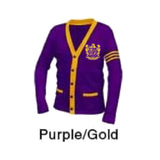 Edna Karr High School Varsity Cardigan Sweater - Poree's Embroidery