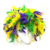 Mardi Gras Feather Boa Hat - Poree's Embroidery