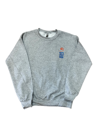 New Orleans Science and Math Sweatshirt (Grey) - By Poree's Embroidery