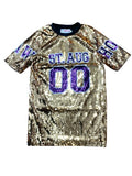 Fanwear: St. Aug Ladies Sequin Jersey (Law and Hope) - By Poree's Embroidery