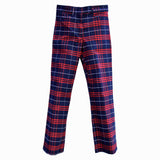 Girls Navy/Red Plaid #37 Pants - Poree's Embroidery