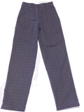 Plaid #99 Pants-Slim Fit Leg - Poree's Embroidery