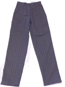 Plaid #99 Pants-Slim Fit Leg - Poree's Embroidery