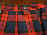 Juniors Navy/Red Plaid #37 Pants - Poree's Embroidery