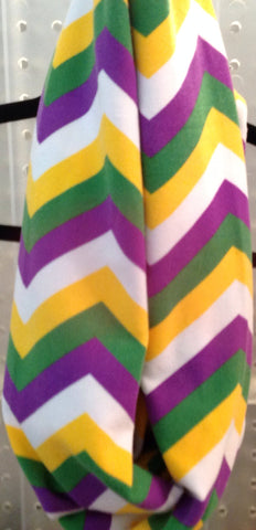 Mardi Gras Infinity Scarf (Adult) - Poree's Embroidery